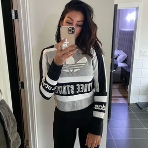 Ultra Flattering Adidas women’s crop sweater